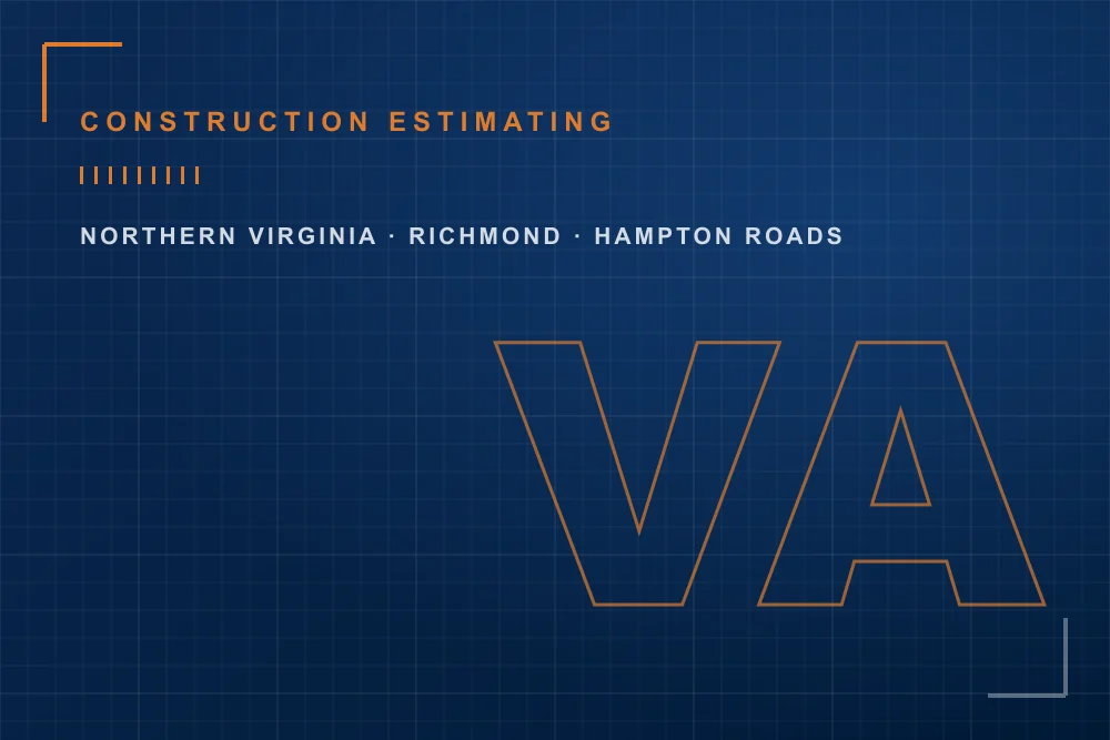 Construction estimating services in Virginia