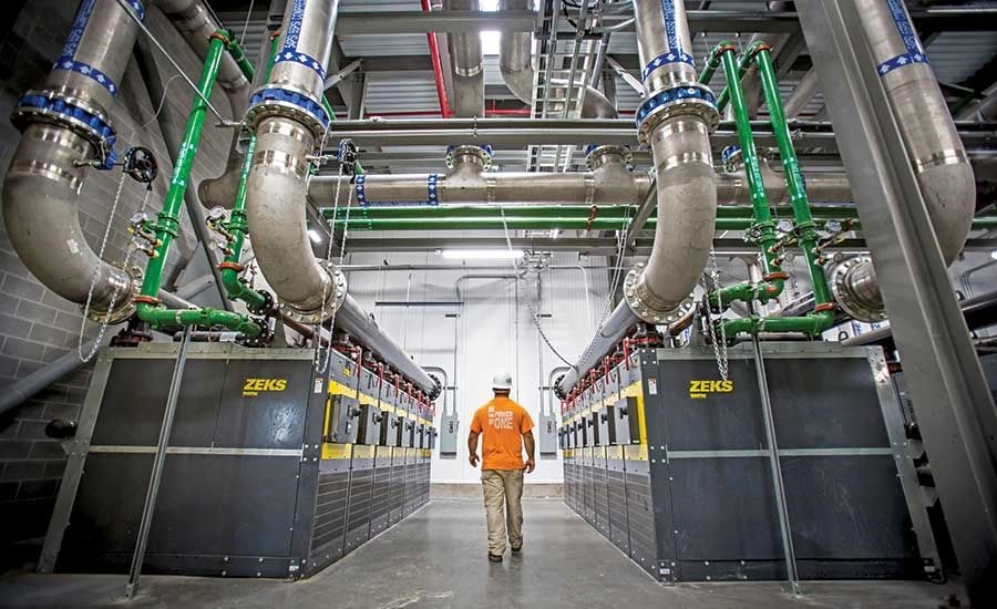 HVAC, electrical, and plumbing detail